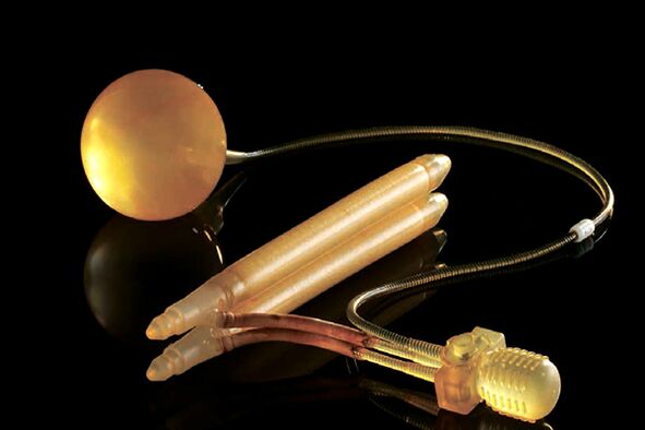 A phalloprosthesis to be inserted into the penis to increase its size