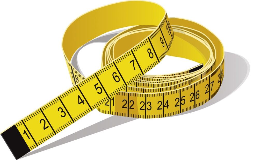 penile width measuring tape before enlargement