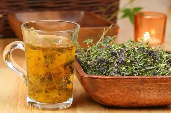 Tincture of thyme, the use of which helps to enlarge the penis