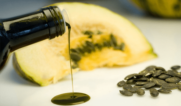 Pumpkin oil has a beneficial effect on a man's prostate