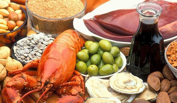 Seafood and nuts in a man's diet for effective penis enlargement