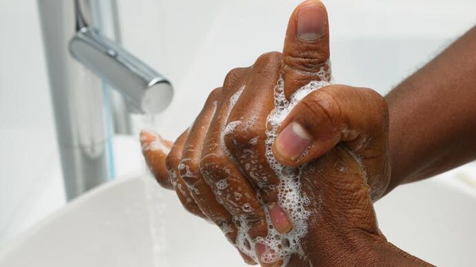Washing hands before penis enlargement exercises