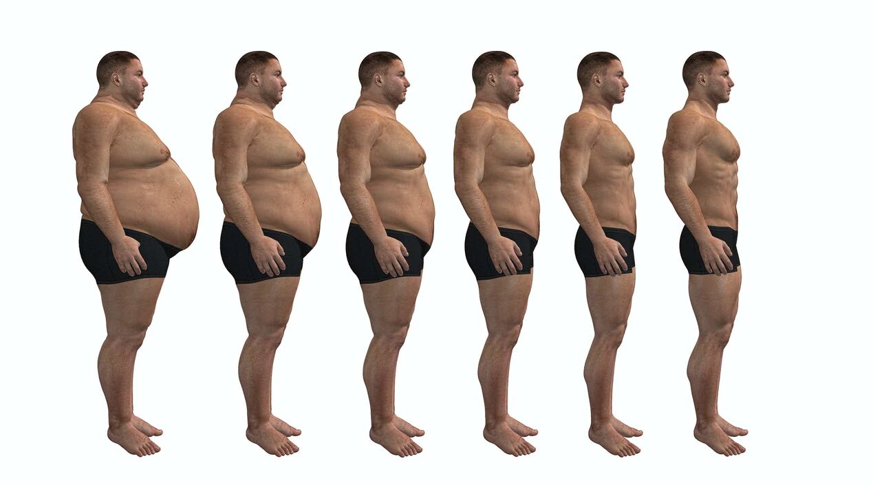 weight loss to visually enlarge the penis