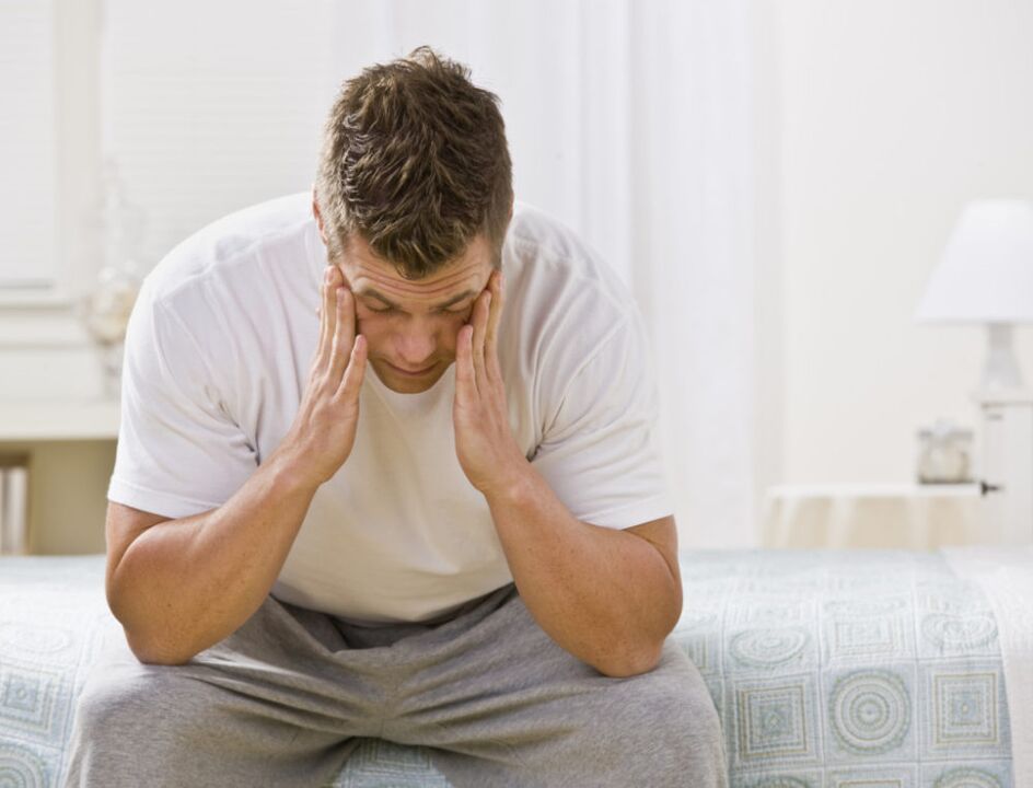 a man thinking about penis enlargement